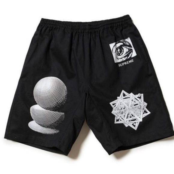 Supreme X MC Escher shorts